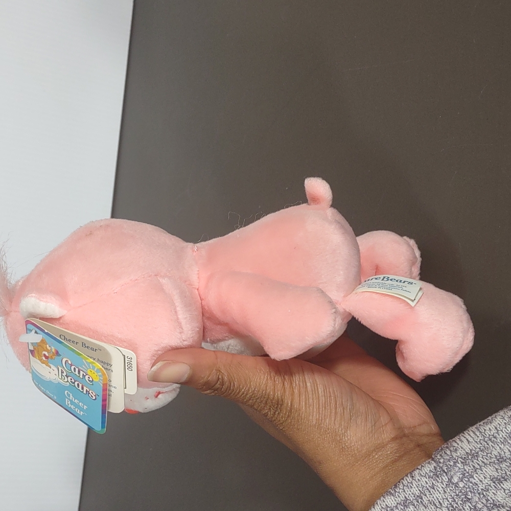 β’Care Bears Cheer Bear pink rainbow 8.5" Plush Plushie Fairy Core Stuff animals - Picture 10 of 16